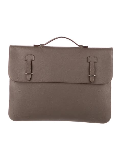 Hermès Epsom Serviette 57 Briefcase 